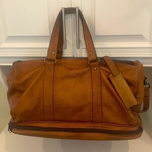 Vintage Distressed  Leather Satchel